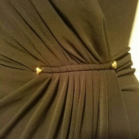 SOLD Michael Kors Sleeveless V-Neck Wrap Dress S - Picture 4 of 5